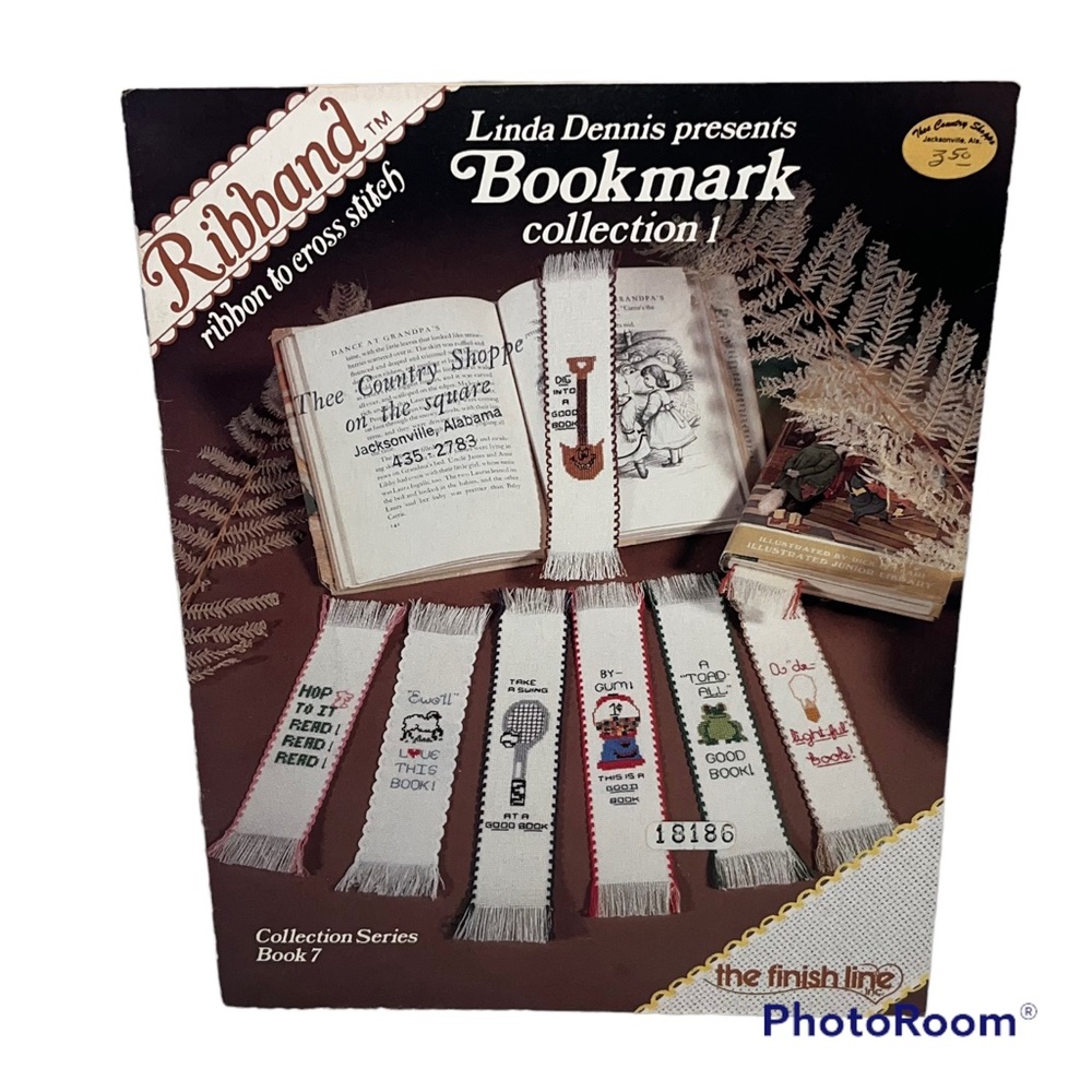 Linda Dennis Bookmark collection cross-stitch booklet of bookmark patterns 1983